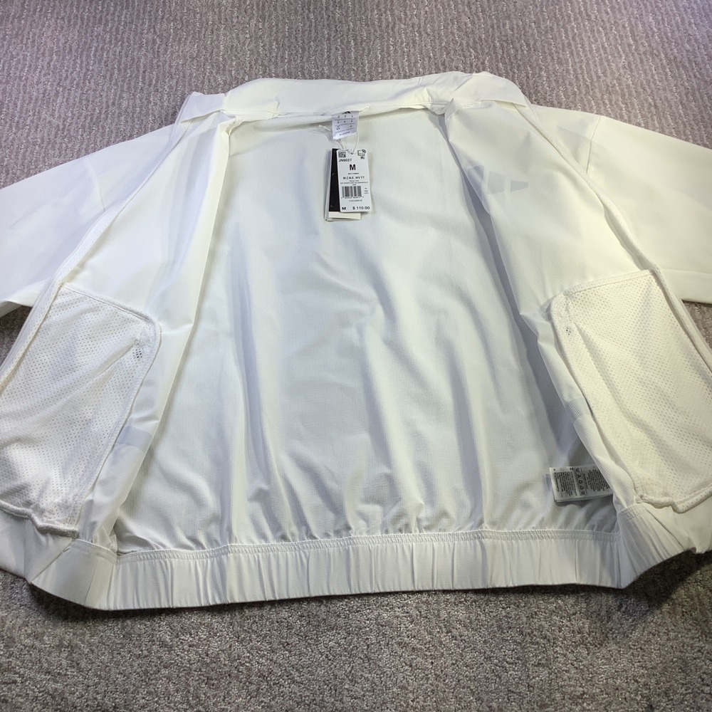 Adidas Z.N.E. Woven Track Top Mens White‎ Black Full Zip Jacket Size M NWT - Picture 13 of 16